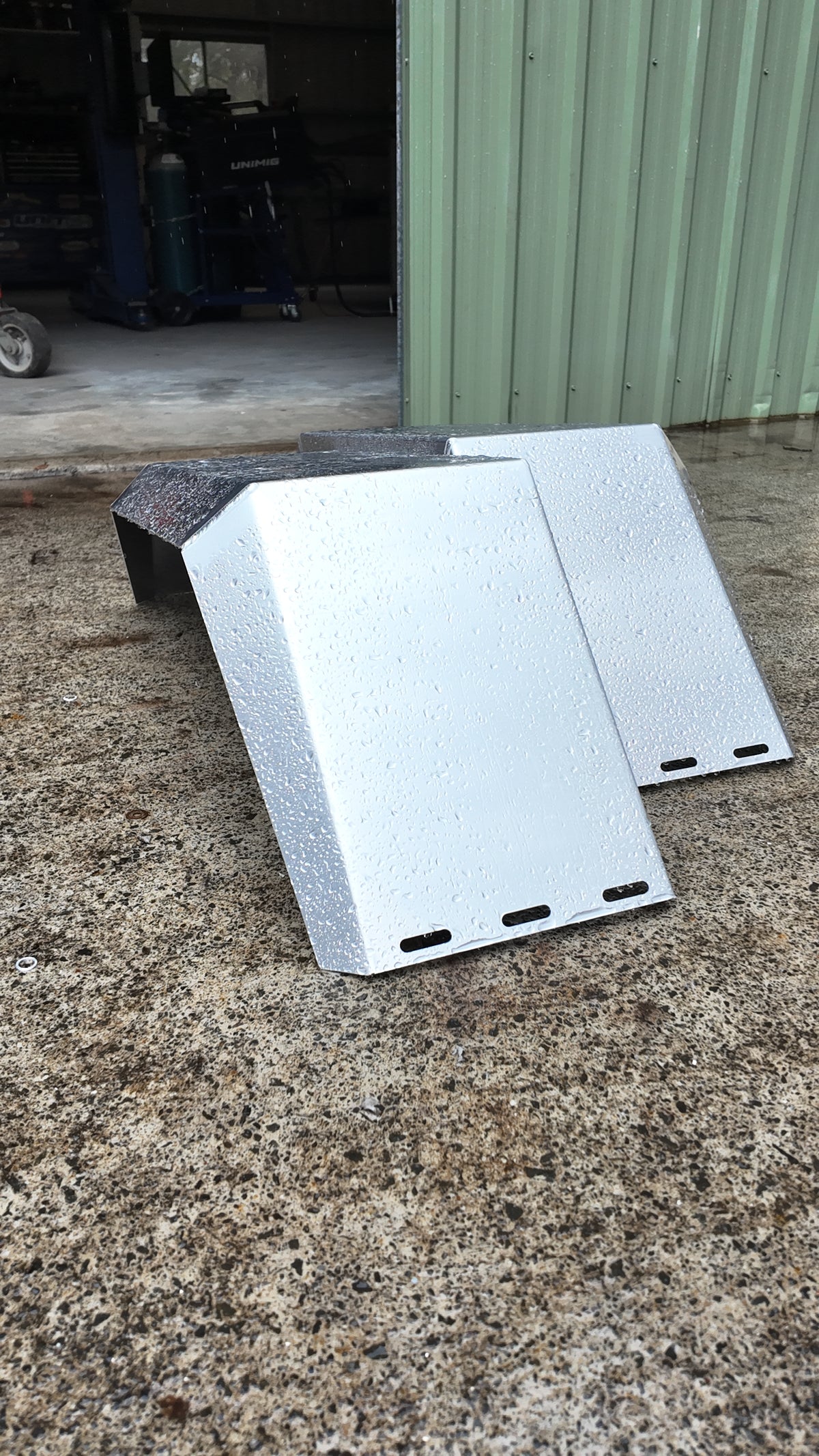 Tapered Aluminium Mudguards – Pair