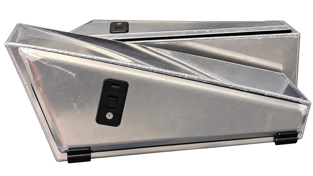 Tapered Under-Tray Storage Boxes — Pair