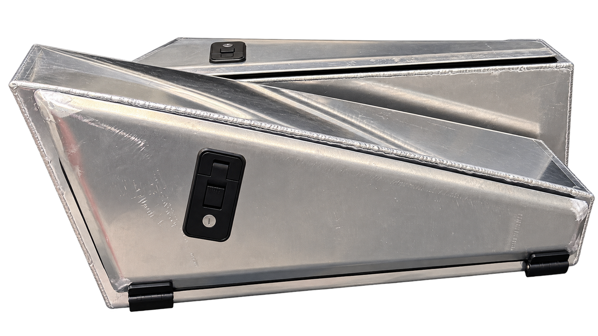 Tapered Under-Tray Storage Boxes — Pair